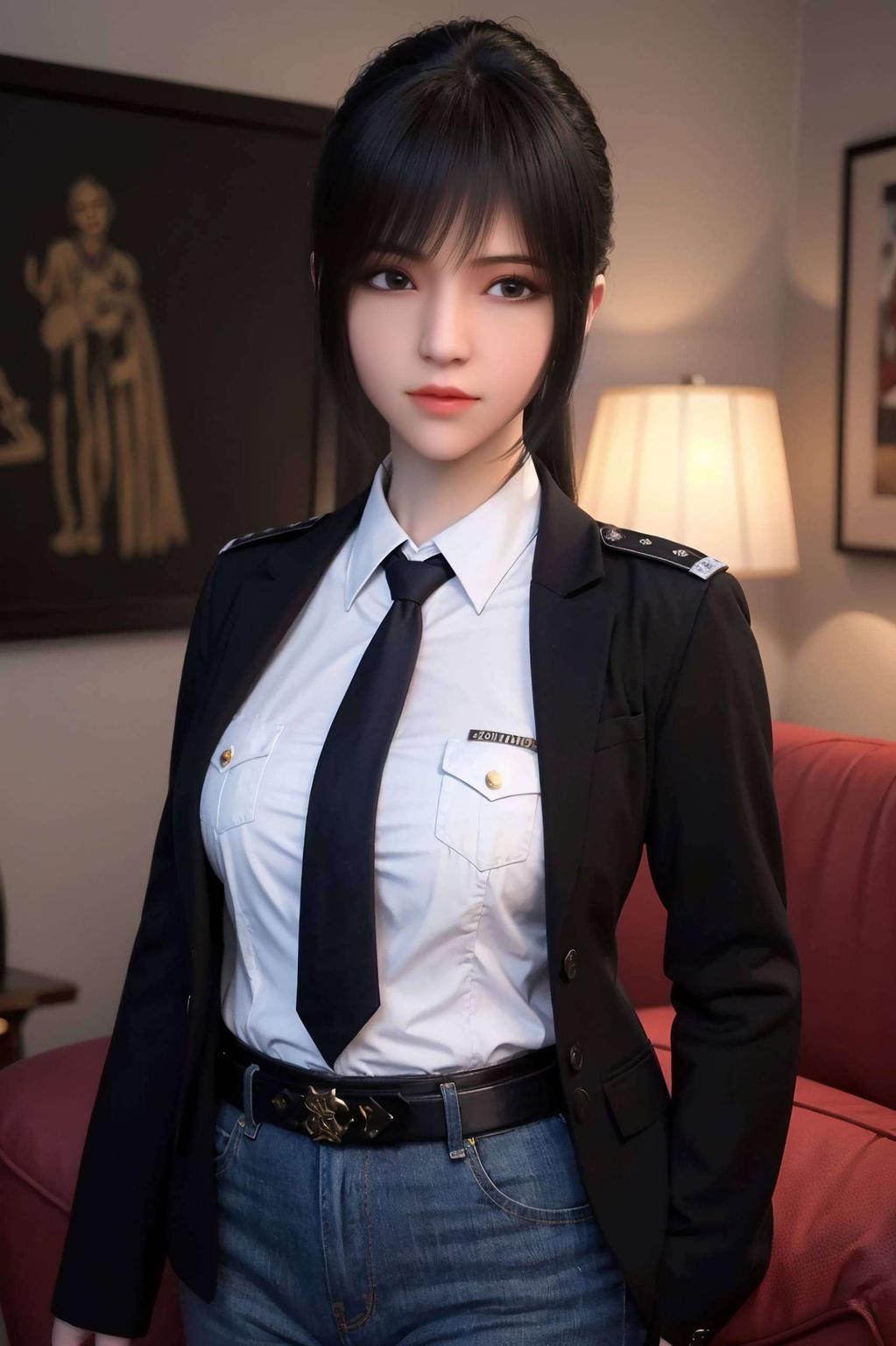 极简风格邂逅国漫之美4K超高清壁纸带你领略雄兵连琪琳的礼服风采