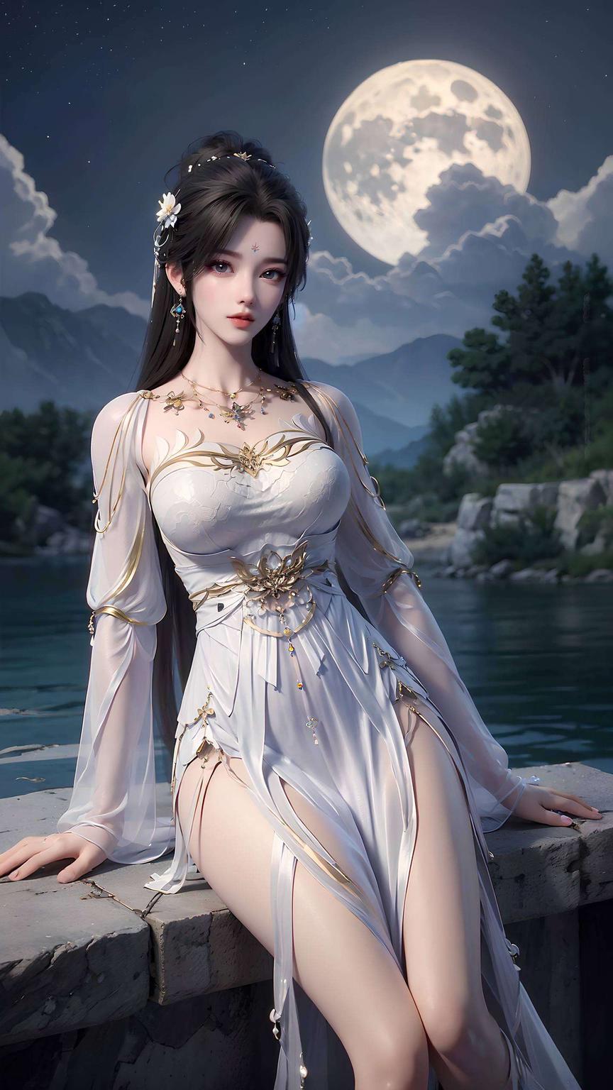 显得愈发柔和动人清漪