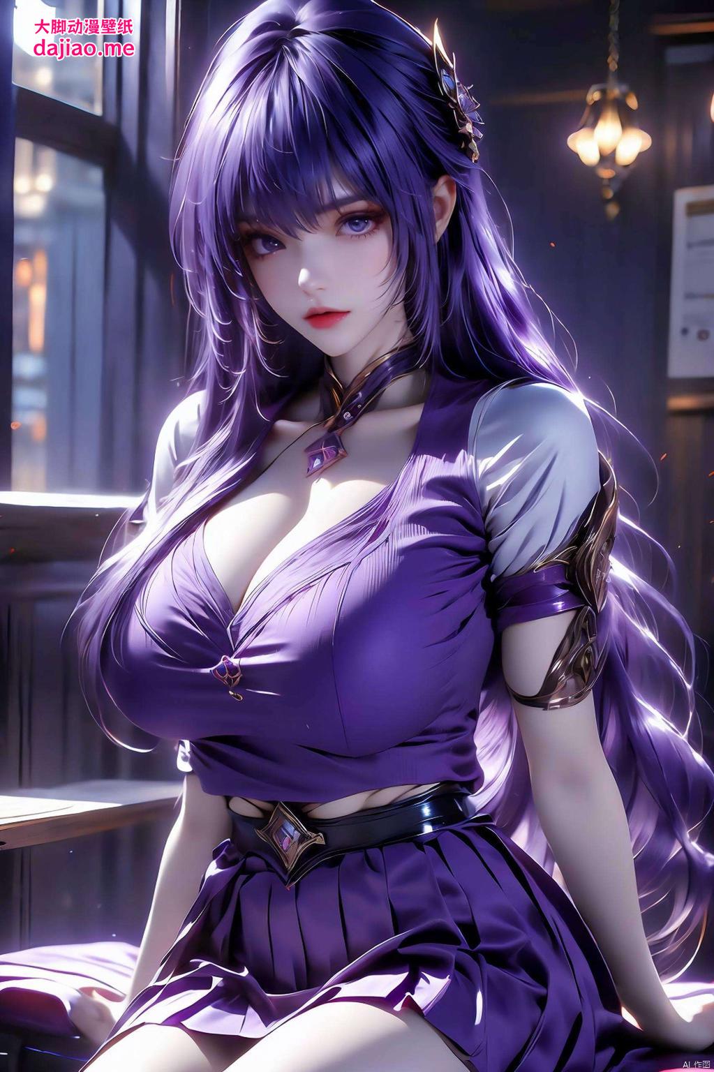 独特的唯美风格将国漫经典角色圣采儿完美融入手机屏幕