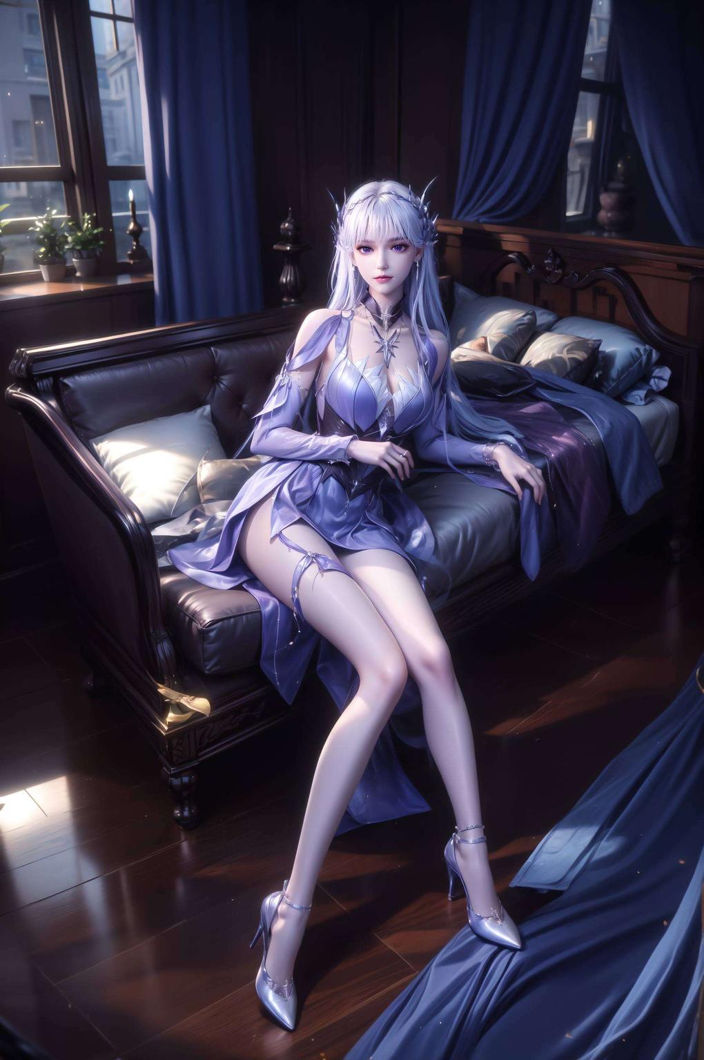 她的每一次转身都是壁纸上的绝美画卷淡雅的色彩