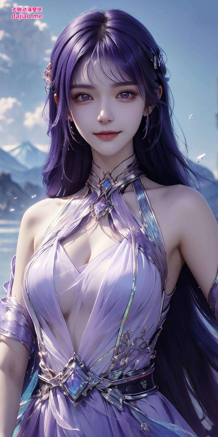 每一笔触都如诗如画将水彩苹果的清新与国漫女生的灵动完美融合