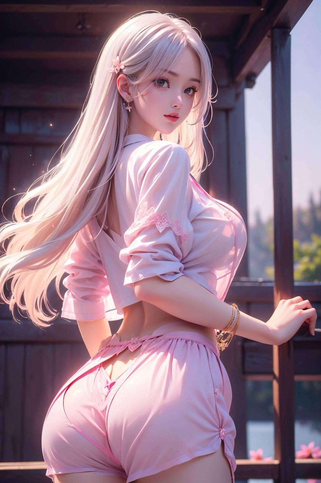这款AI绘画人物表情参考图壁纸无论是深情凝视还是俏皮眨眼