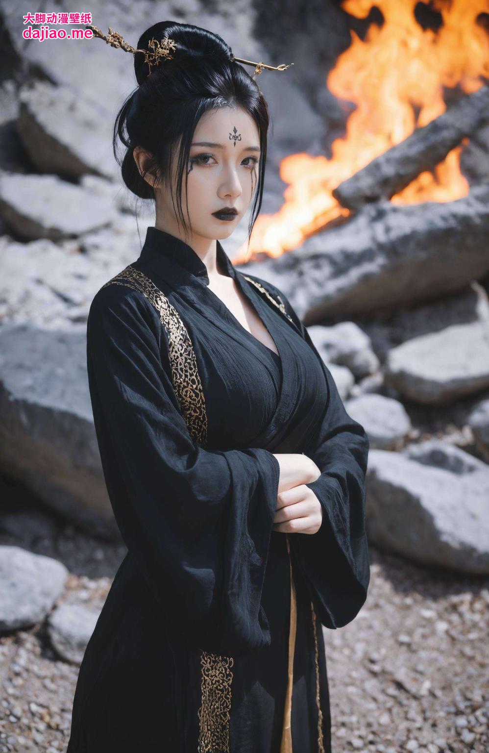 悟空四妹的大长腿让AI美女的黑神话魅力尽收眼底