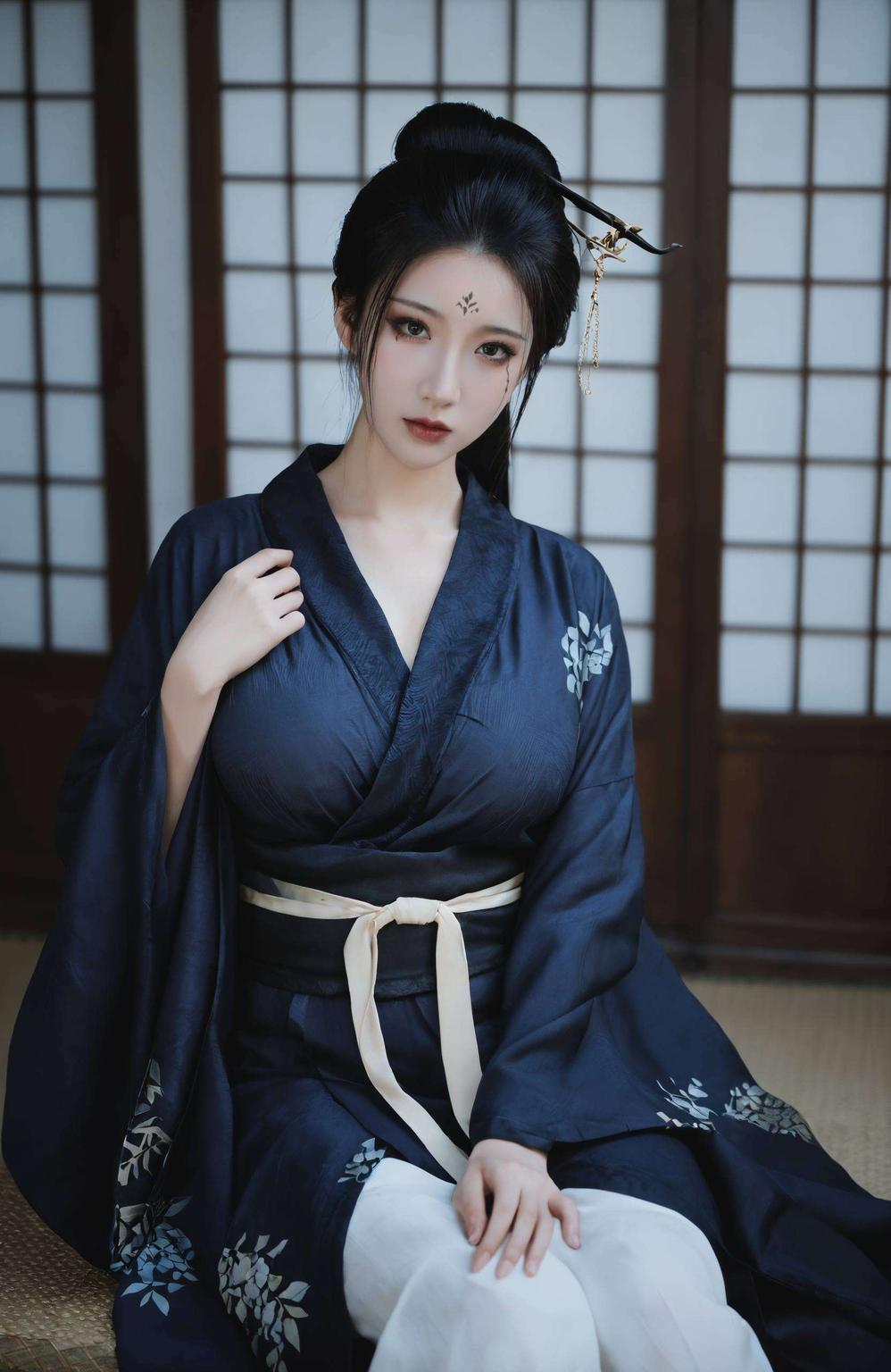 眼神深邃每一细节都精致呈现