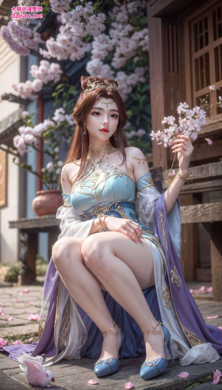 让桌面成为你的专属艺术画廊邂逅国漫之美！AI动漫女神苏灵韵