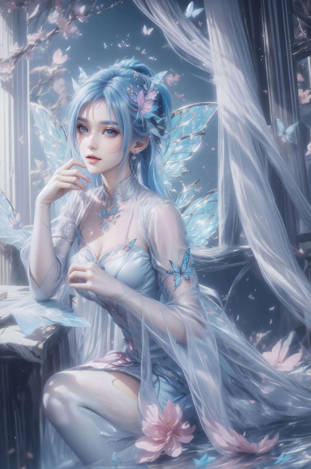 沉浸在国漫的魅力中将女神的灵动之美展现得淋漓尽致