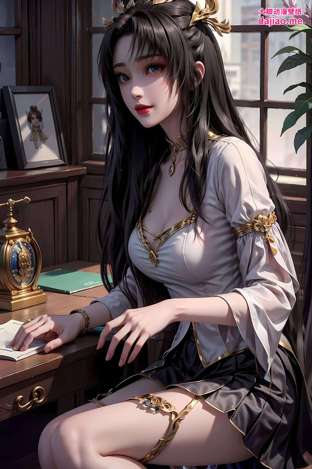 天狐仙子冰装高清壁纸如梦似幻或轻盈舞动