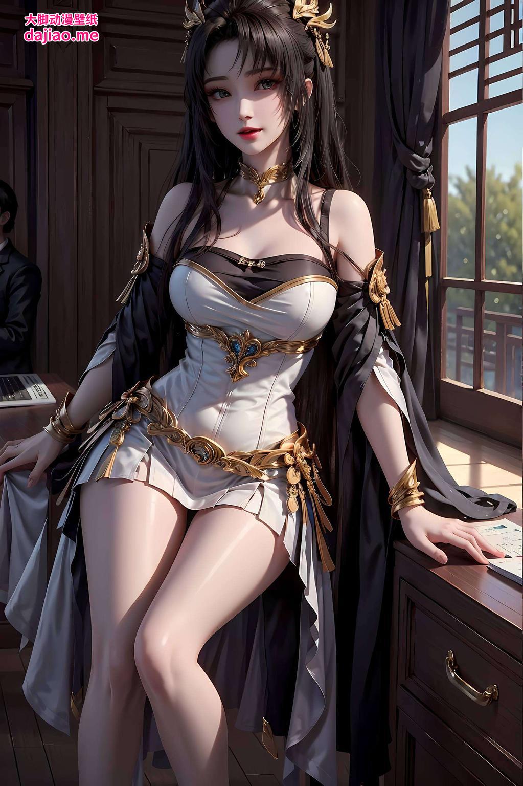 高清壁纸级别的细腻描绘以超清晰的画质呈现国漫美女的古风魅力