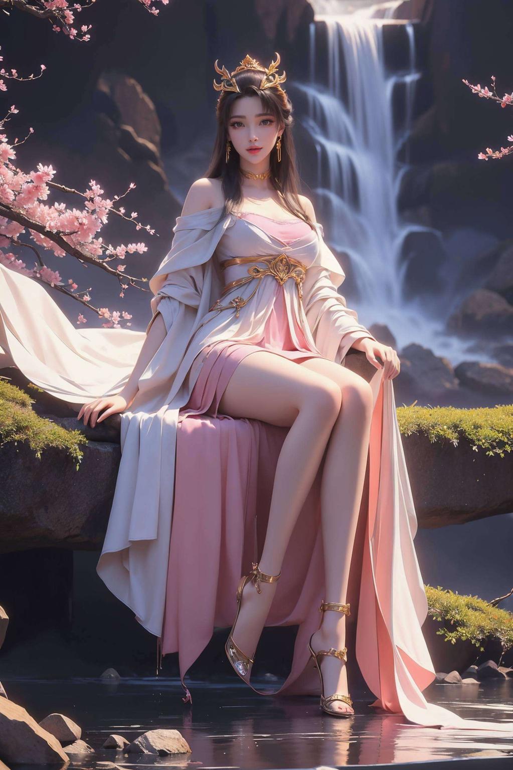 简洁的条纹设计流畅的线条与天狐仙子的灵动相结合