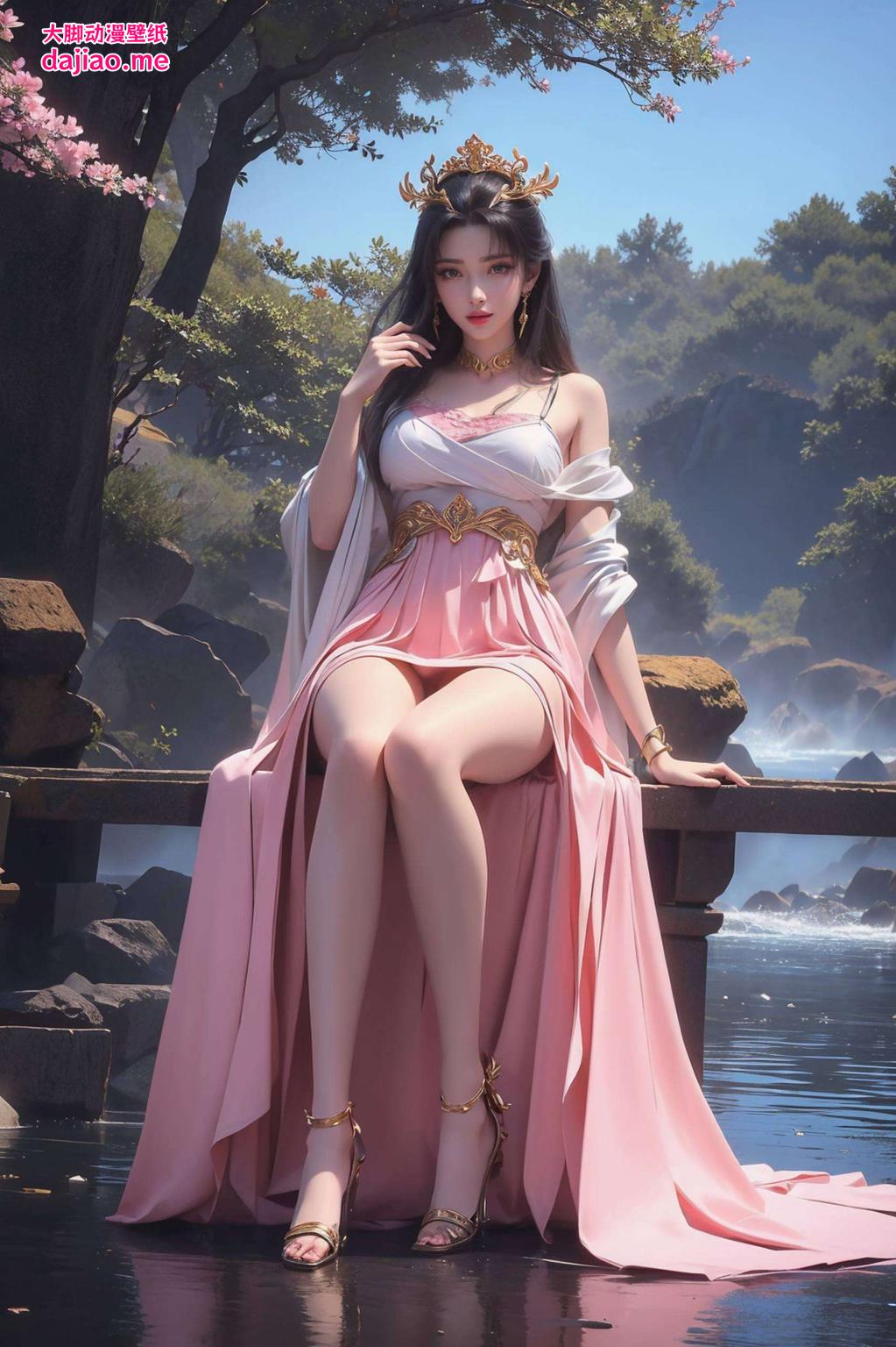 画面中的天狐仙子竖屏壁纸高清细腻这款养眼壁纸