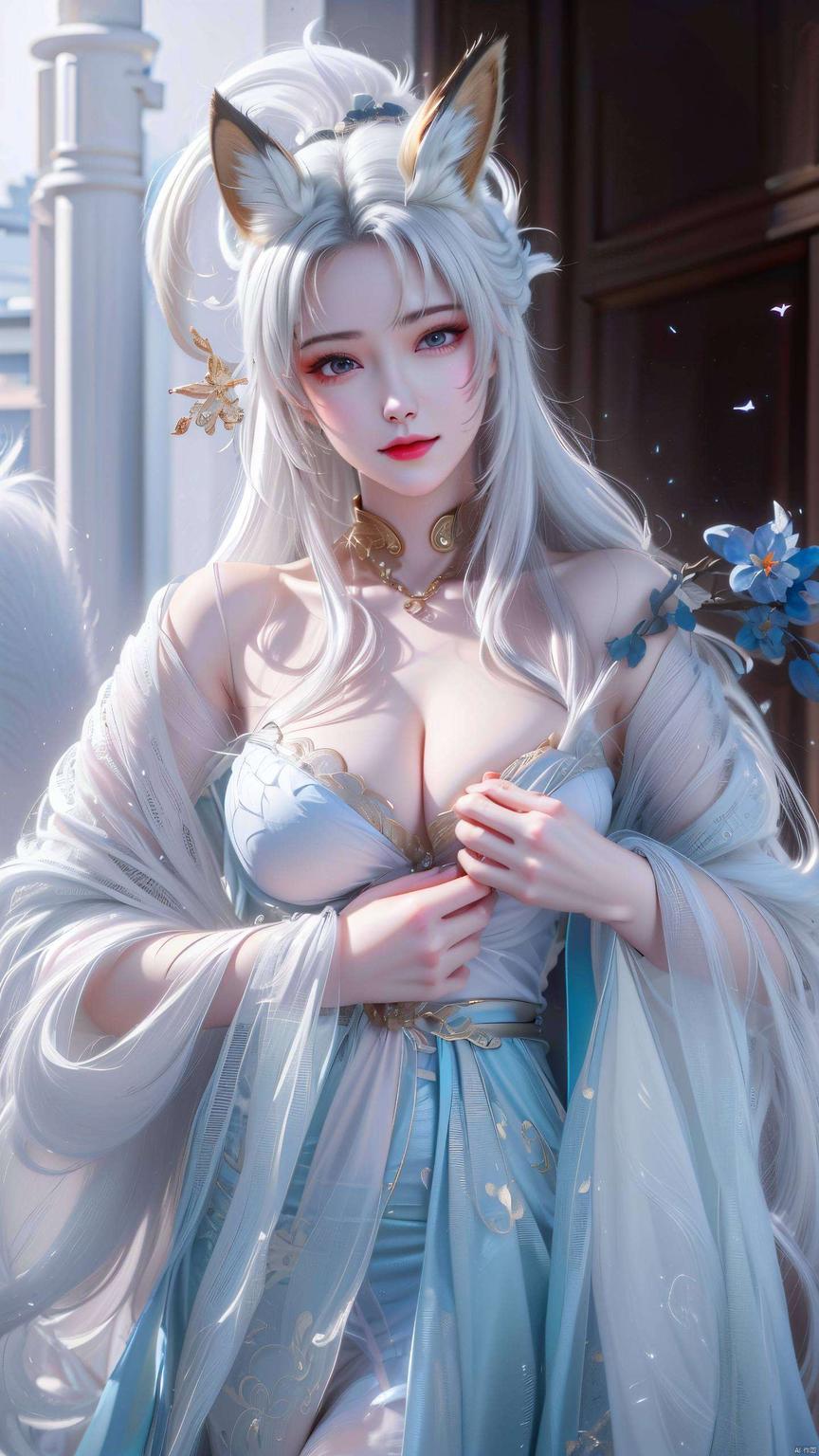 在这张AI动漫美女壁纸中都是一次视觉盛宴