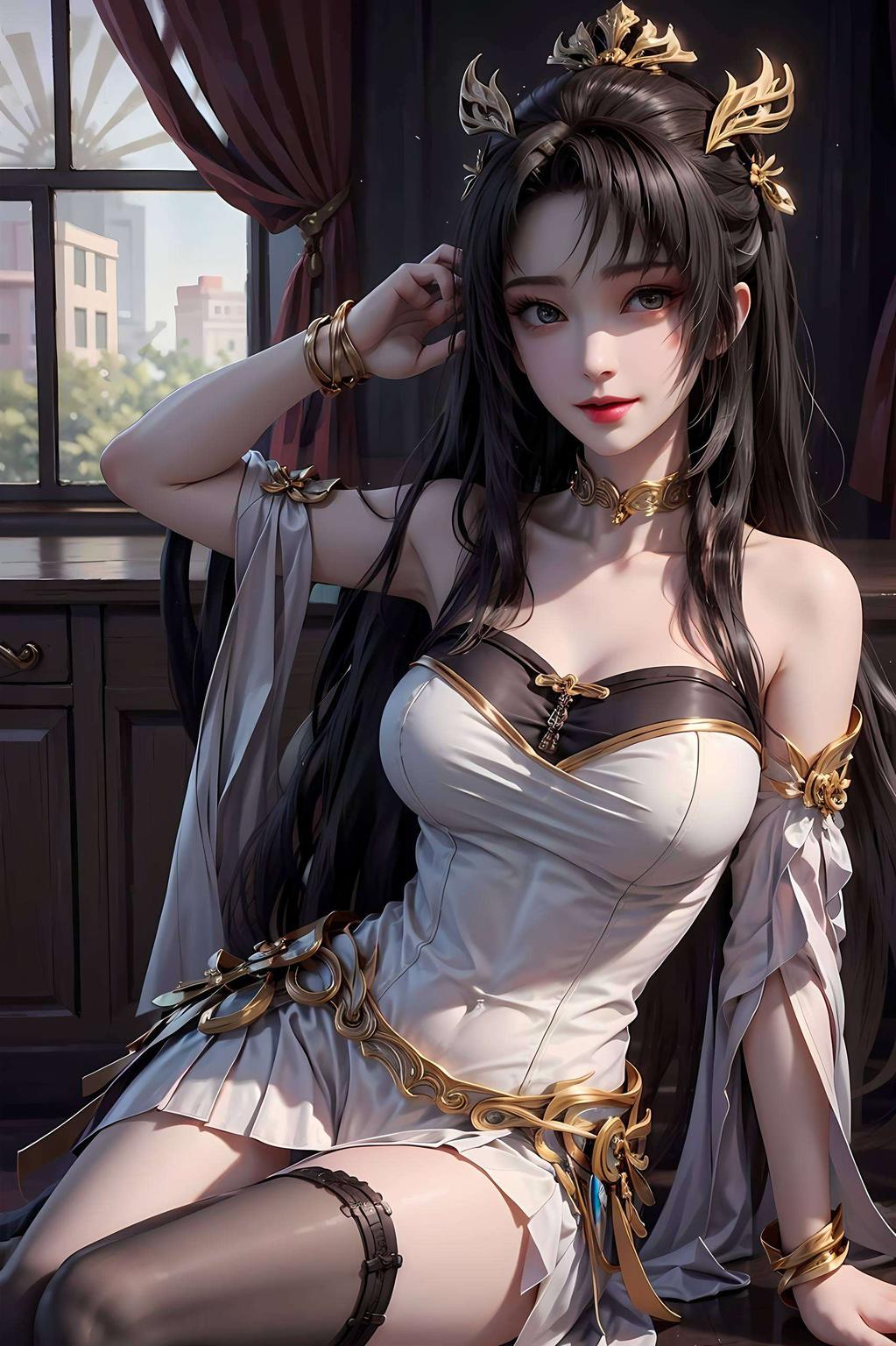 仿佛跃然屏上这款天狐仙子超清手机壁纸