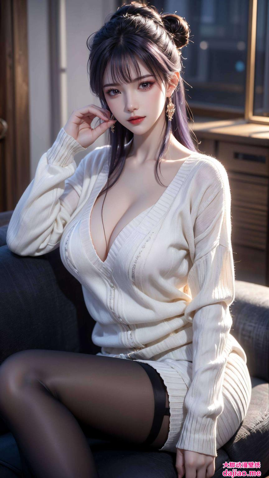 高清壁纸的每一次绽放仿佛美女从二次元世界中跃然而出