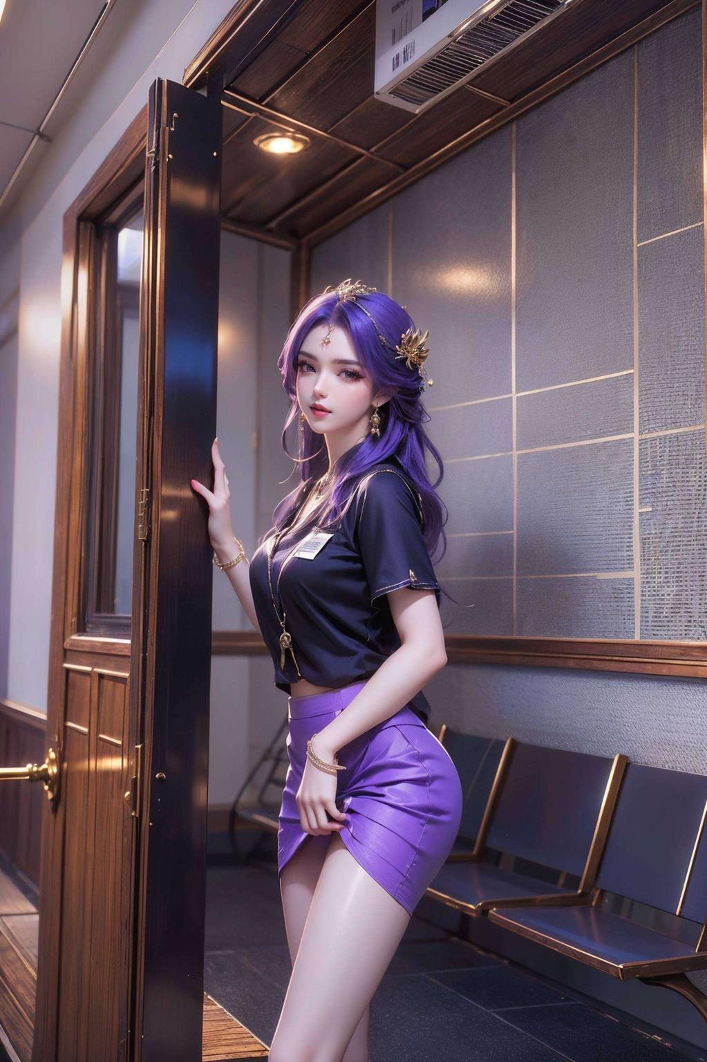 融合国漫美女的粉色梦幻元素既显甜美又不失国漫的独特韵味