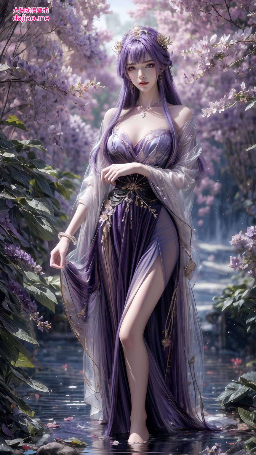 让你的电脑桌面瞬间变身艺术画廊这款AI绘画角色素材壁纸