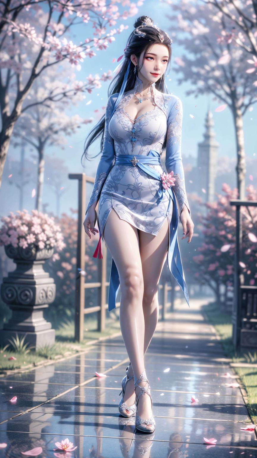 皖江雨的表盘壁纸映衬着苹果的清新与少女的柔美