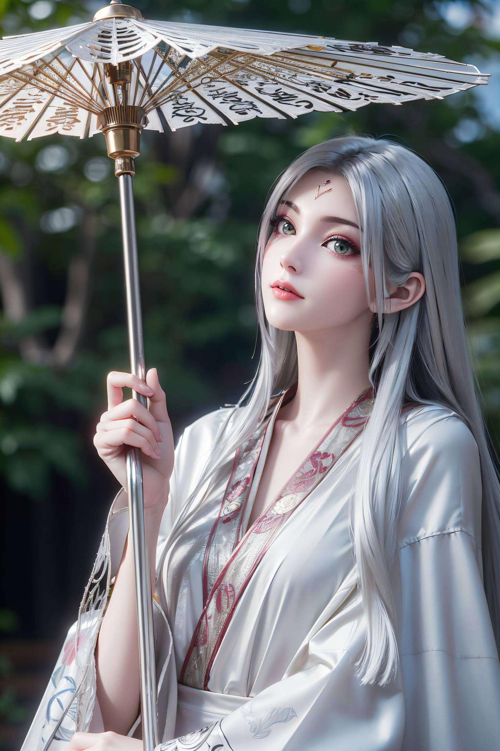 这款AI绘画人物微笑素材拼贴2K高清锁屏壁纸一触即达