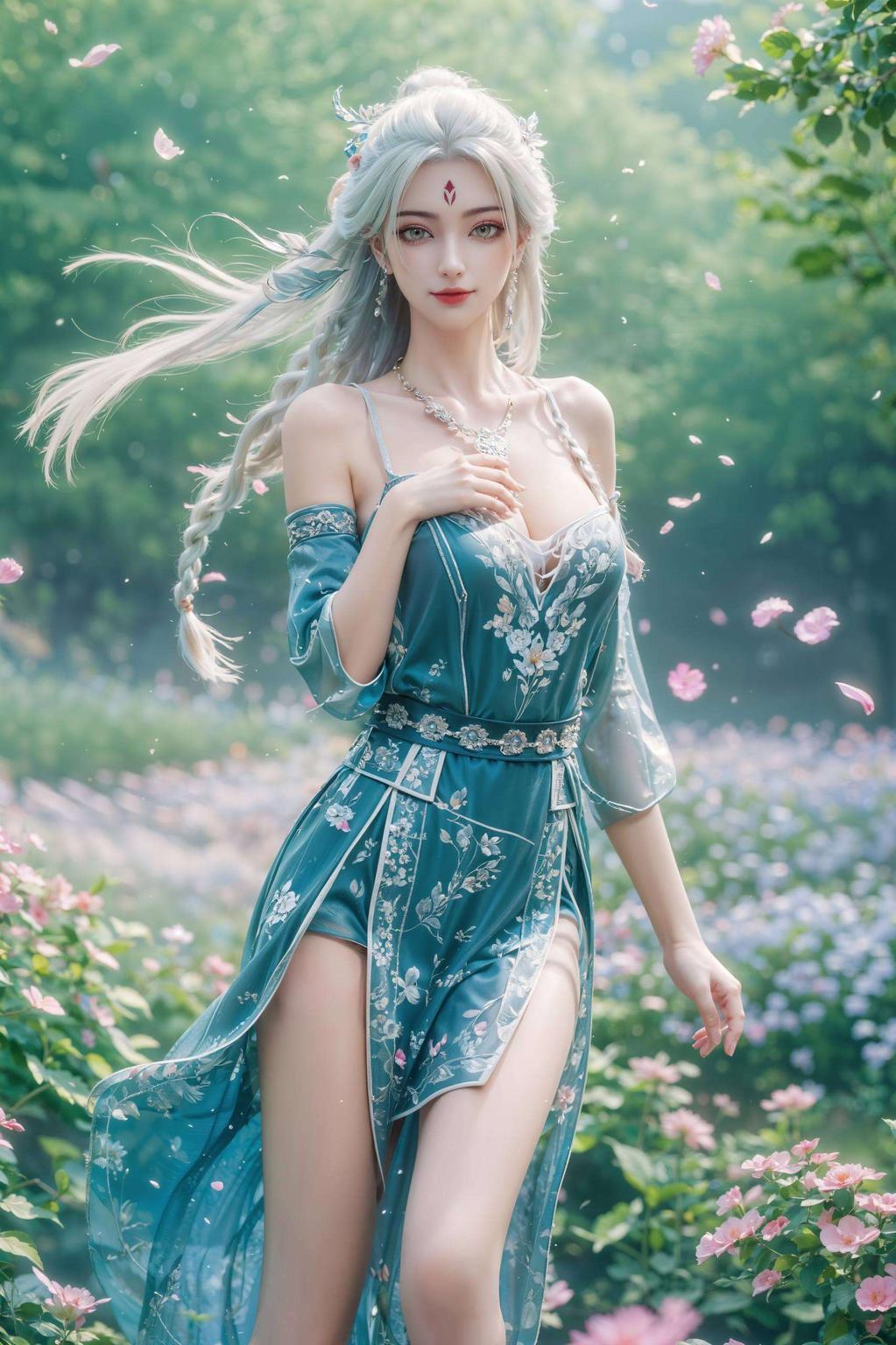 清新的色调与优雅的姿态简洁而不失美感