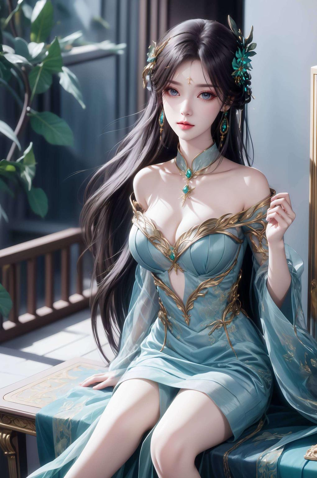 细腻的笔触描绘出她甜美的笑容这款国漫美女萧薰儿的笑容壁纸