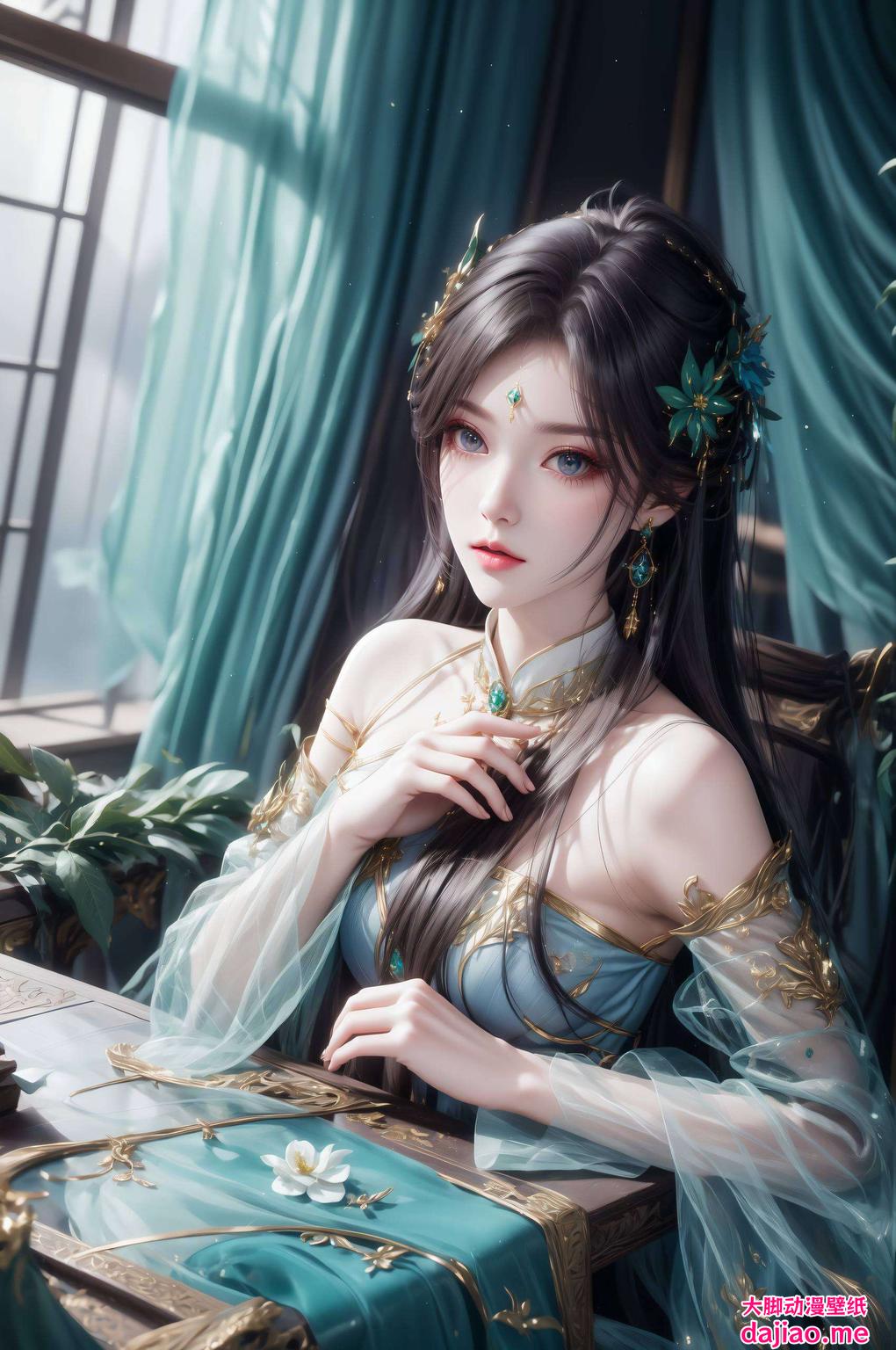 萧薰儿如同晨曦中的露珠