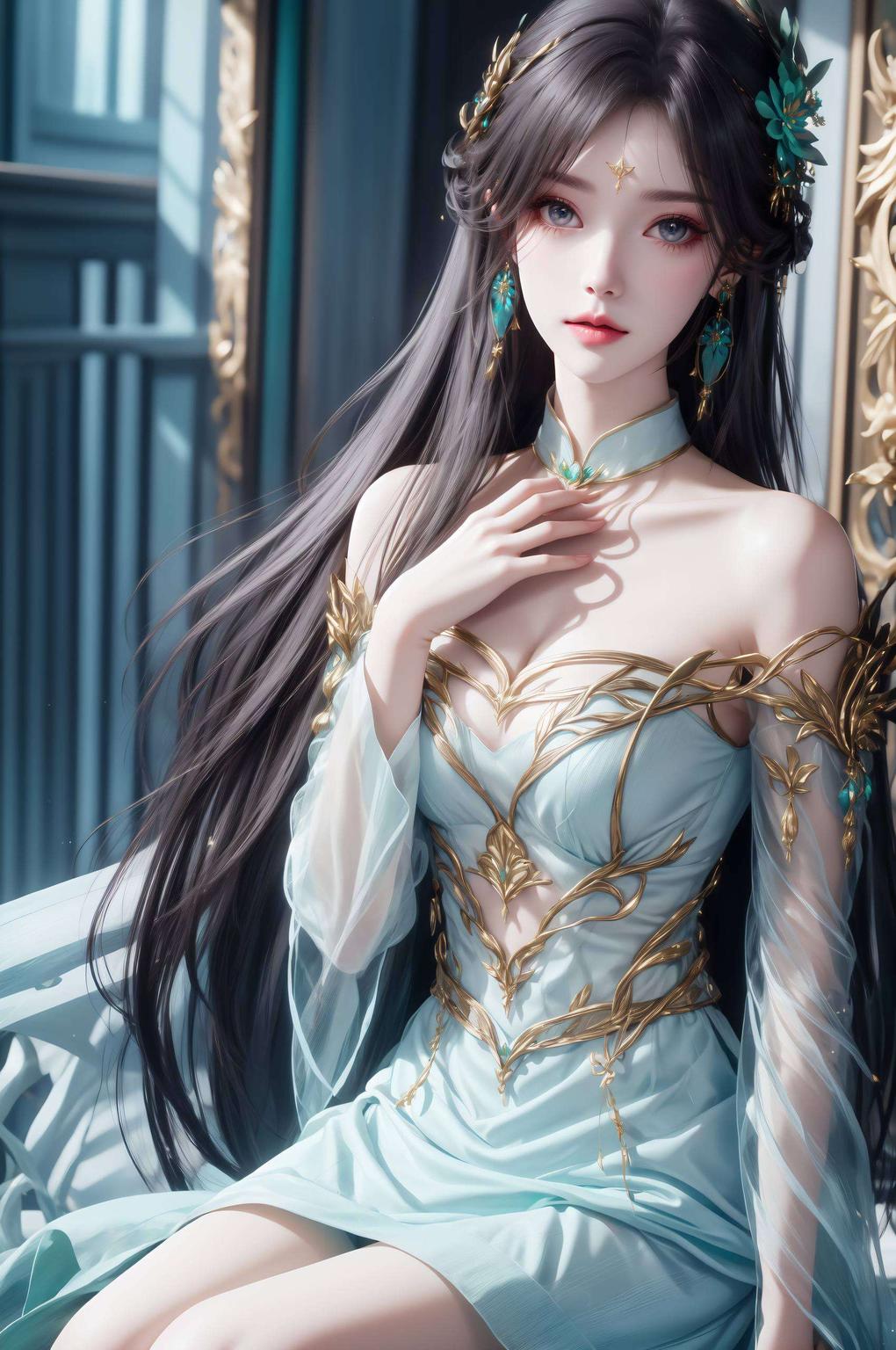 宛如壁画中的仙子那抹清丽的身影