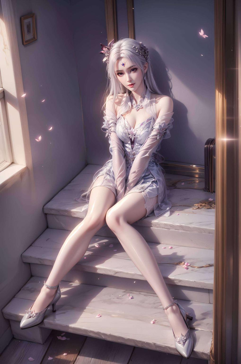 这款养眼壁纸以国漫女神小医仙真人版cos为主题为你的电脑桌面增添一抹清新脱俗的韵味