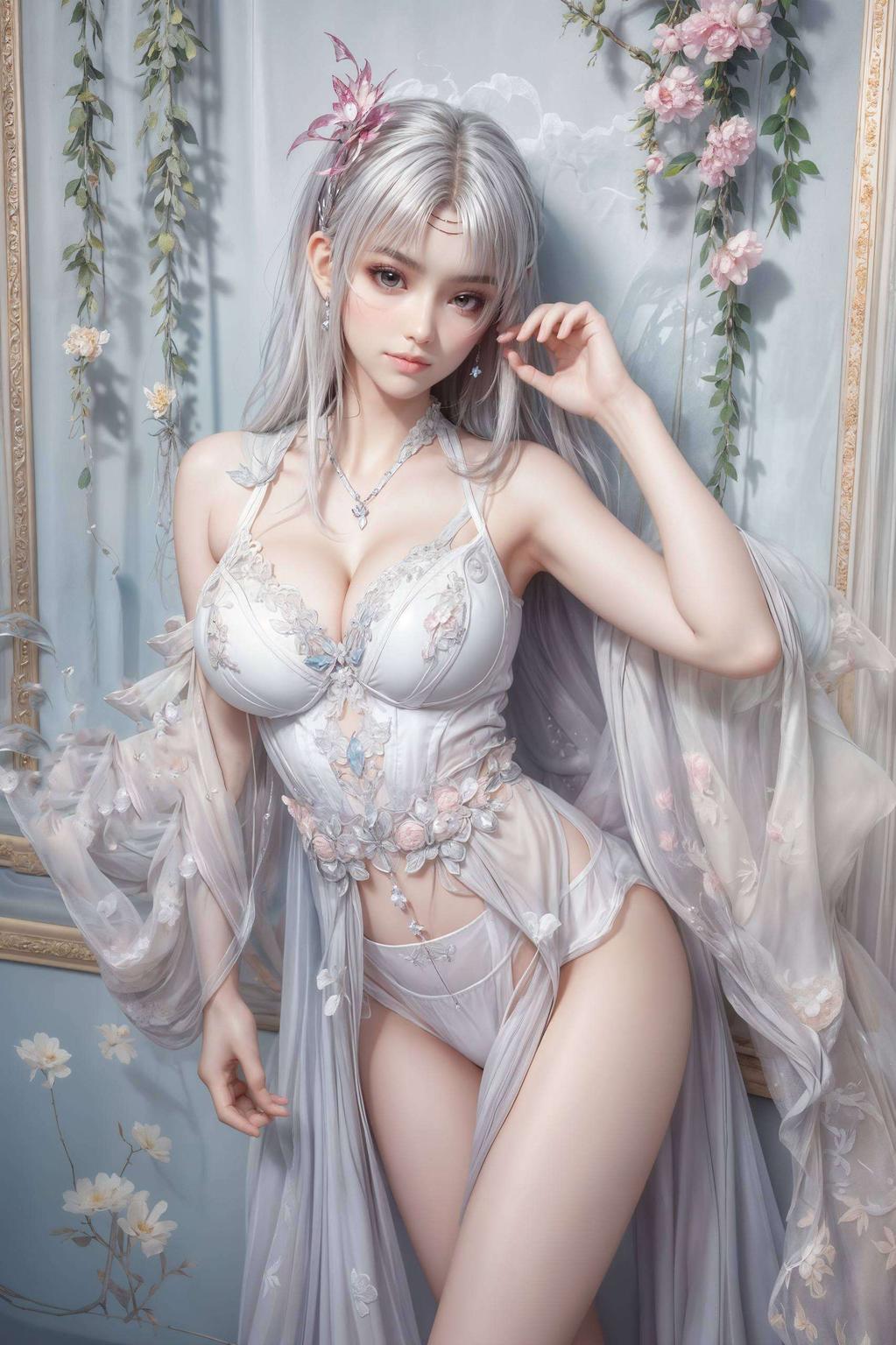 绘制国漫美女小医仙高清头像壁纸