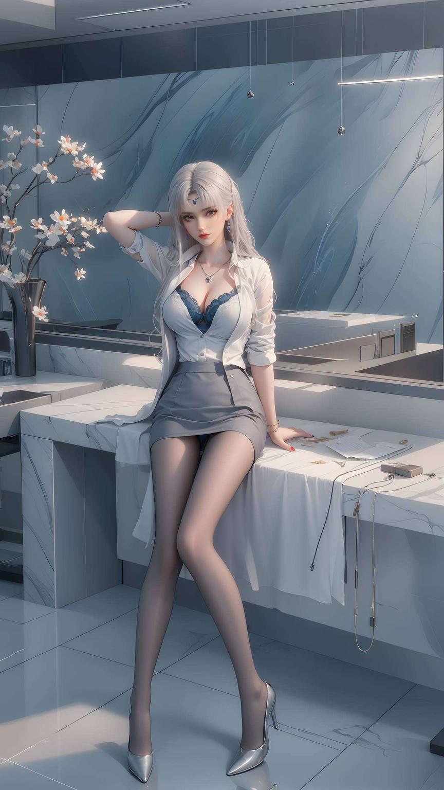 缤纷的色彩与AI女神的神秘魅力交织以高分辨率波普艺术风格呈现