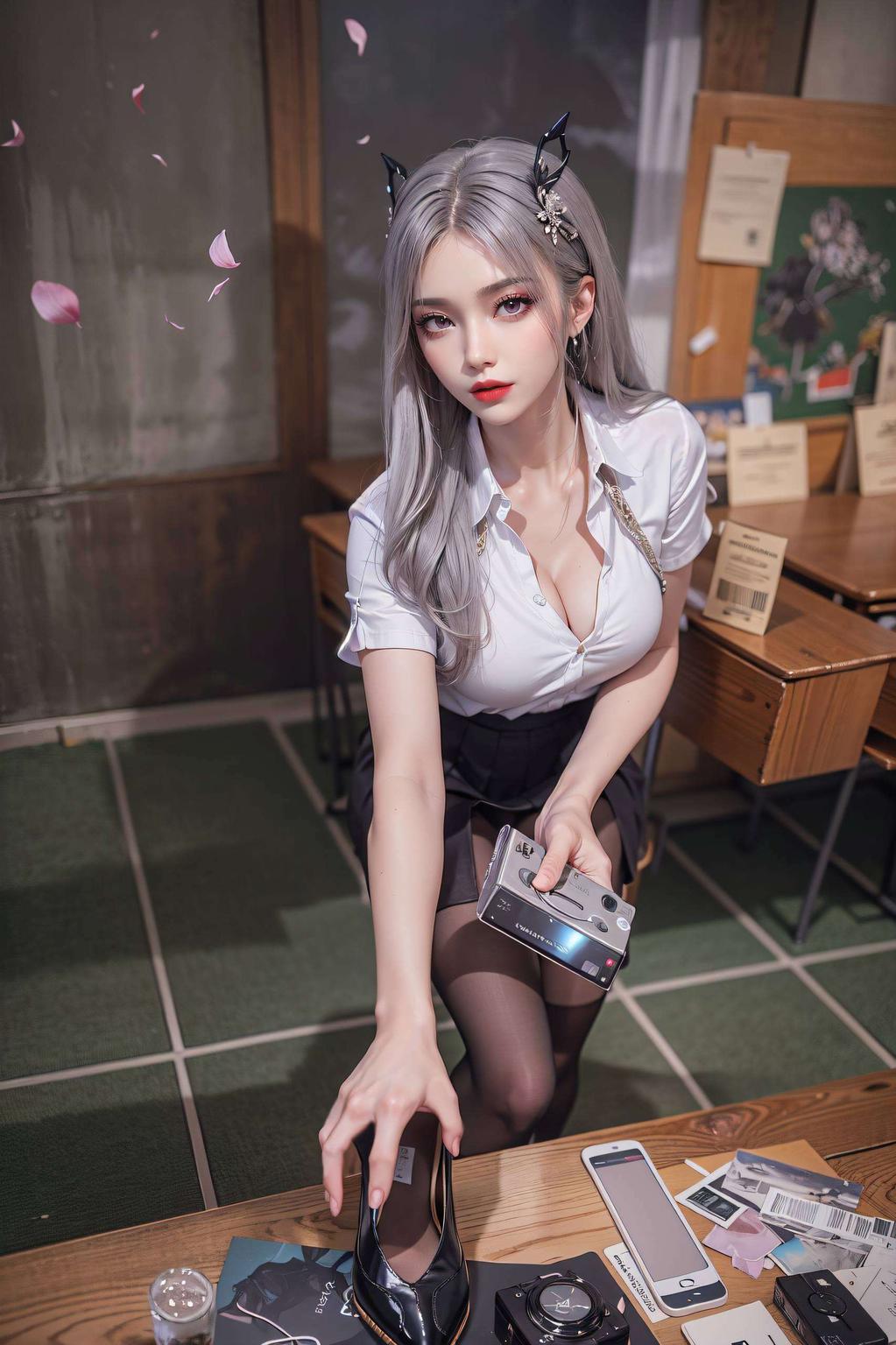 高清壁纸呈现她的灵动风采遇见小医仙——这位国漫界的AI女神