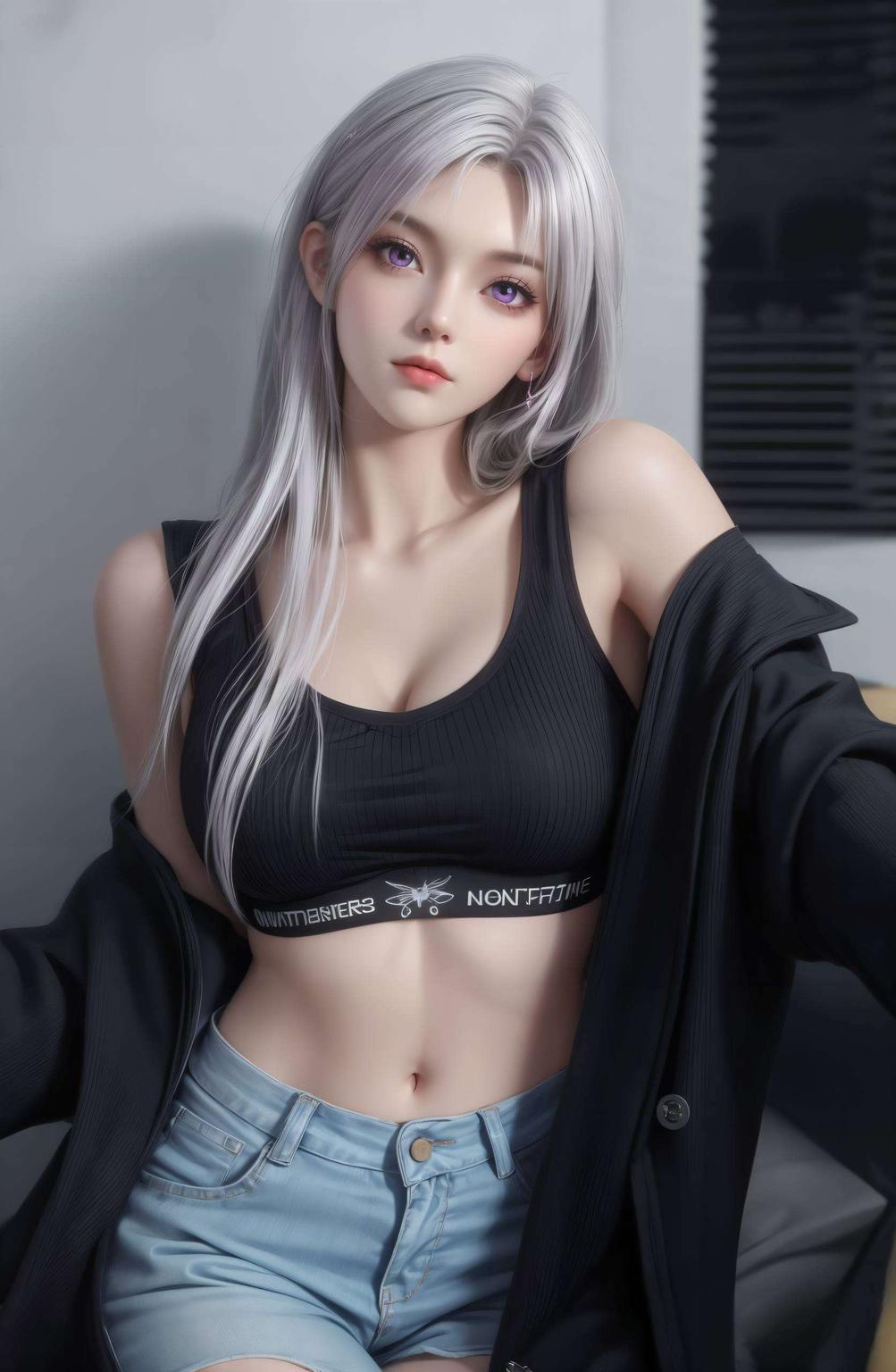 宛如壁画中的仙子清新脱俗