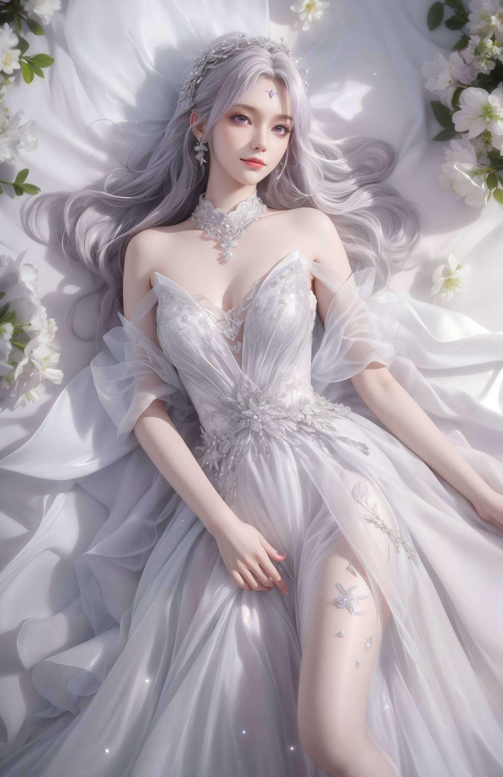 这款动漫人物小医仙壁纸在赛博朋克的未来世界里