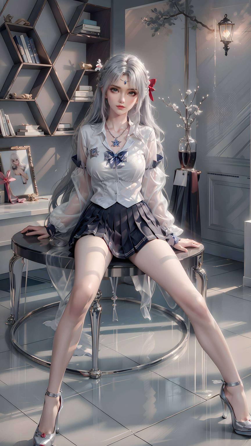 细腻的纹理描绘尽显国漫女神的柔美与力量