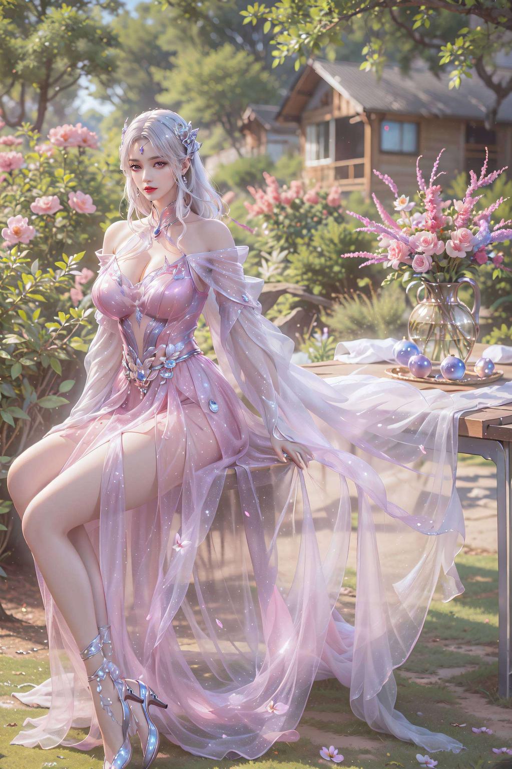 融合了鲜艳的色彩与精致的细节以小医仙少女为主题