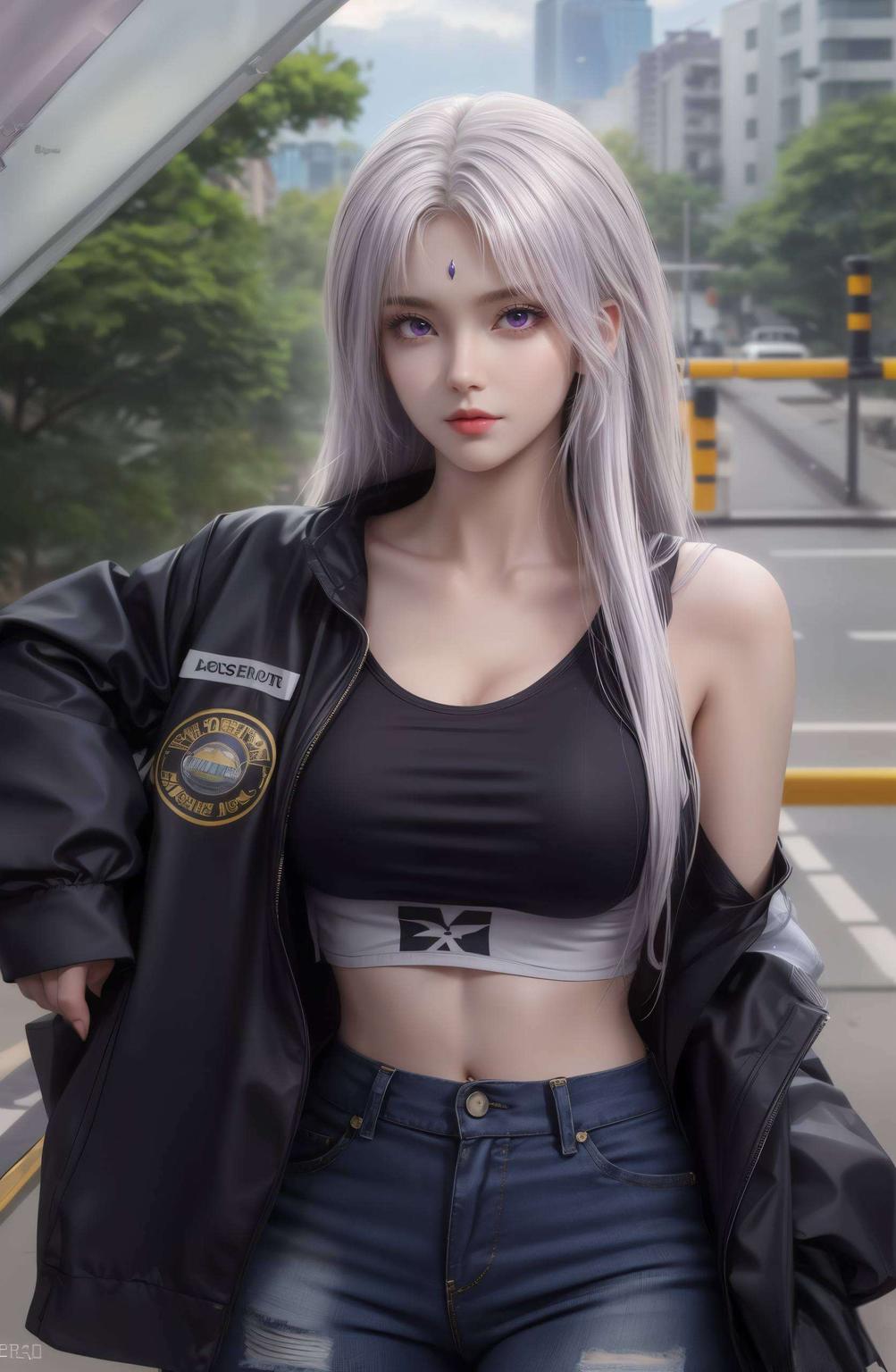 壁纸堆糖图文结合这款AI动漫女神小医仙的Win10壁纸