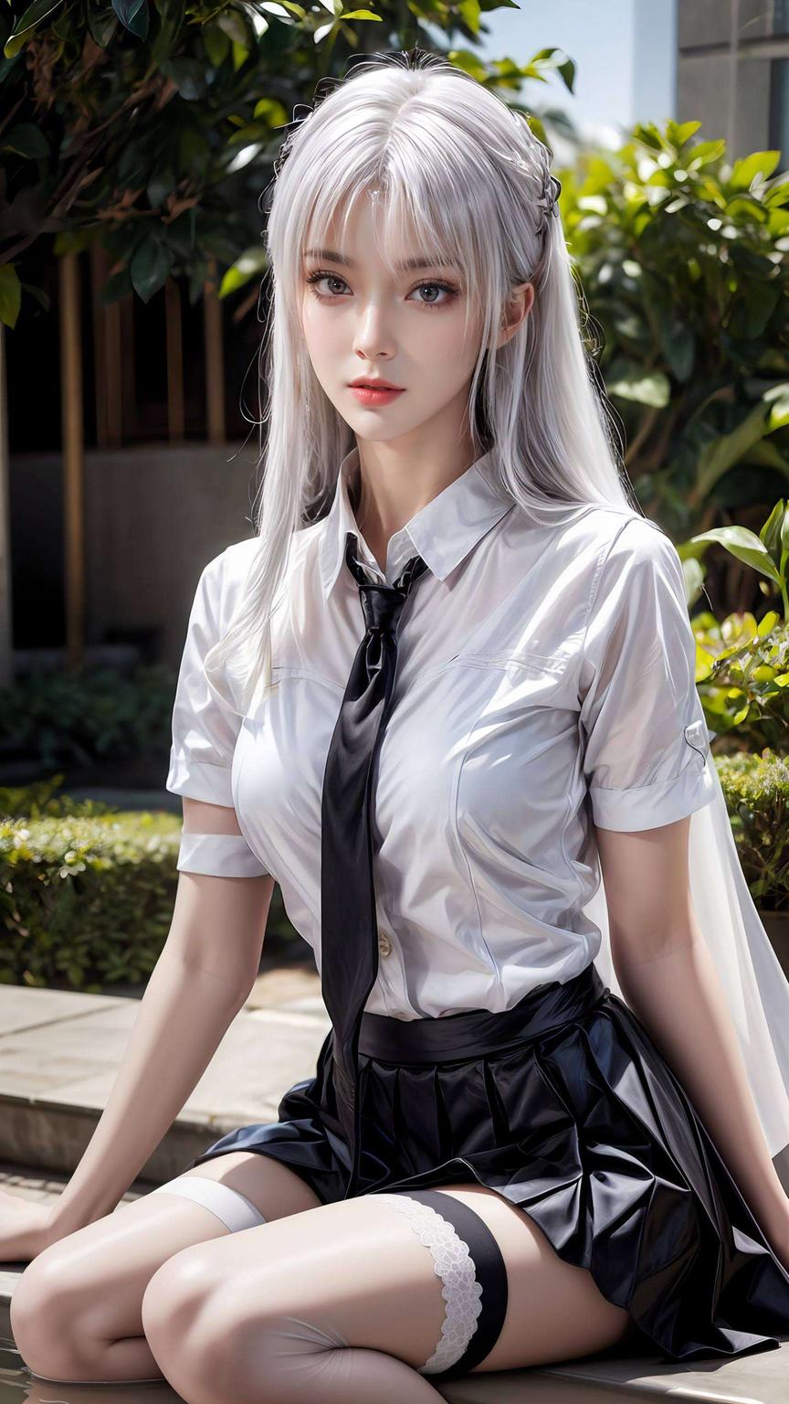 以苹果国漫美女小医仙捂嘴的经典形象为主题画面细腻