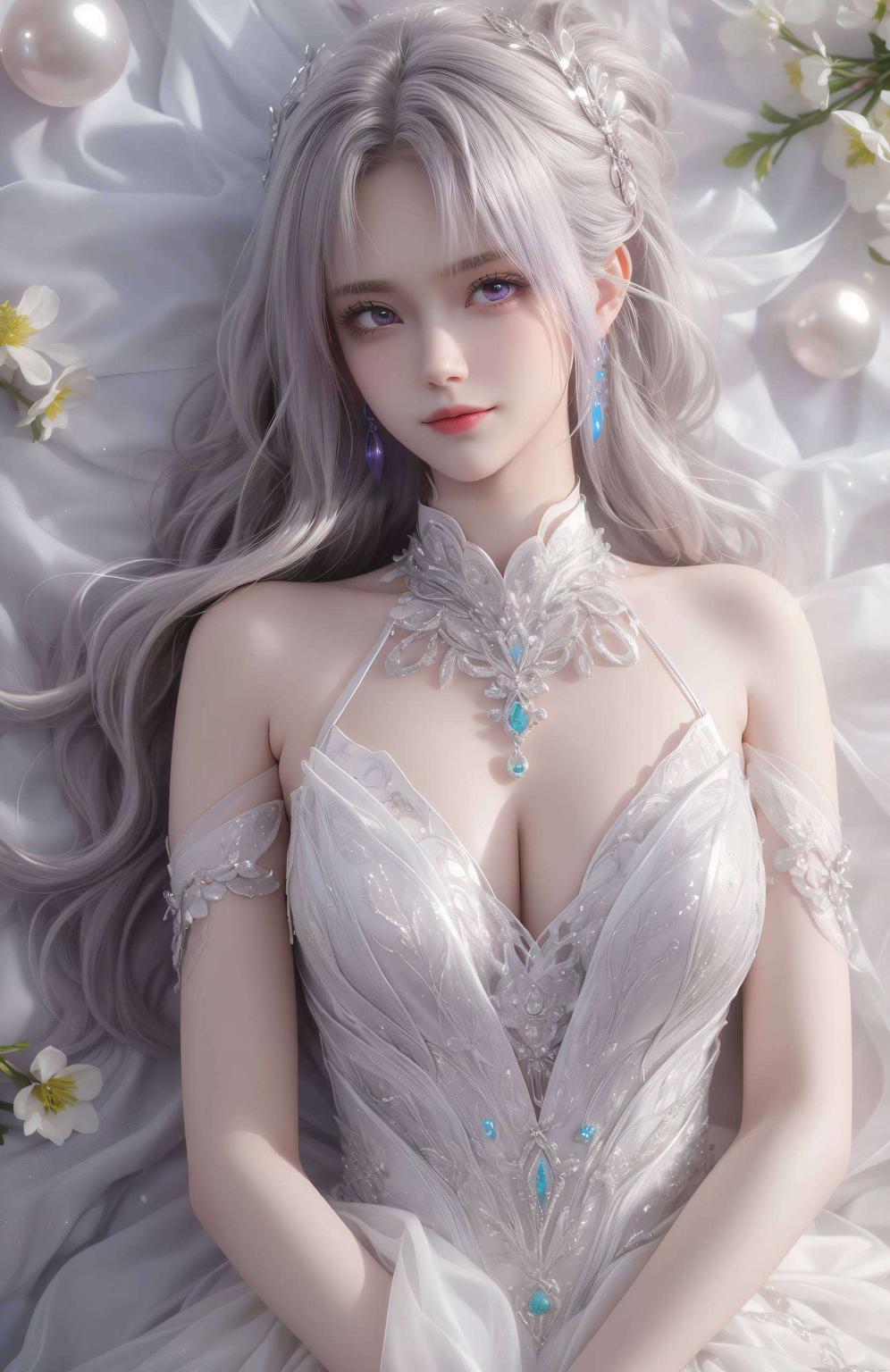 她展现出不凡的国漫美女气质笑容软萌