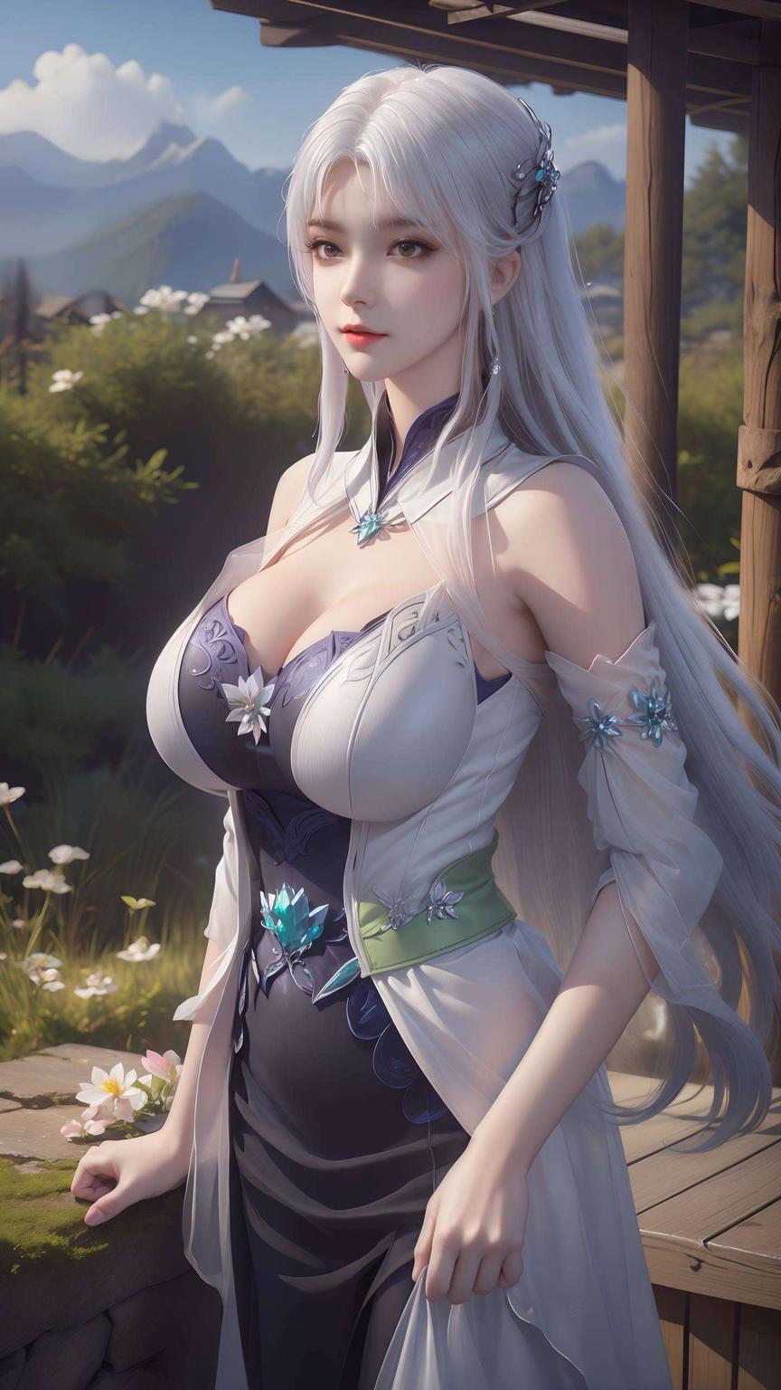 都能让医仙的仙姿映入眼帘这款白衣小医仙的2K高清国漫唯美壁纸