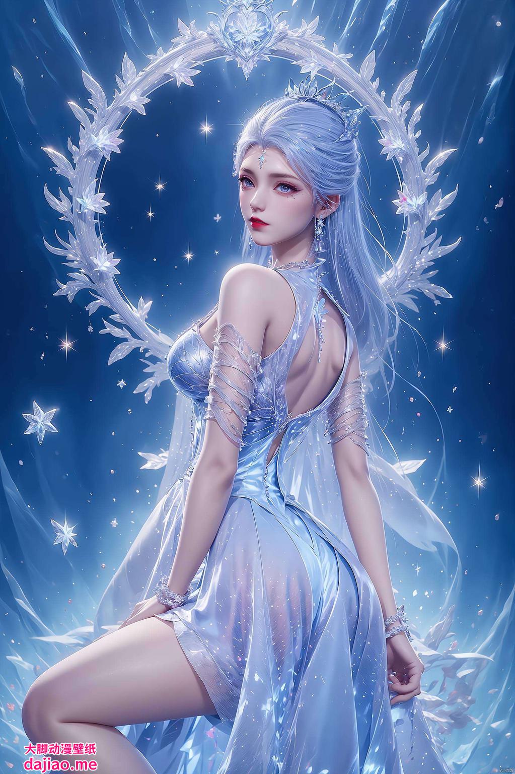 为你的手机增添一抹古典韵味雪女优雅的姿态仿佛跃然屏上