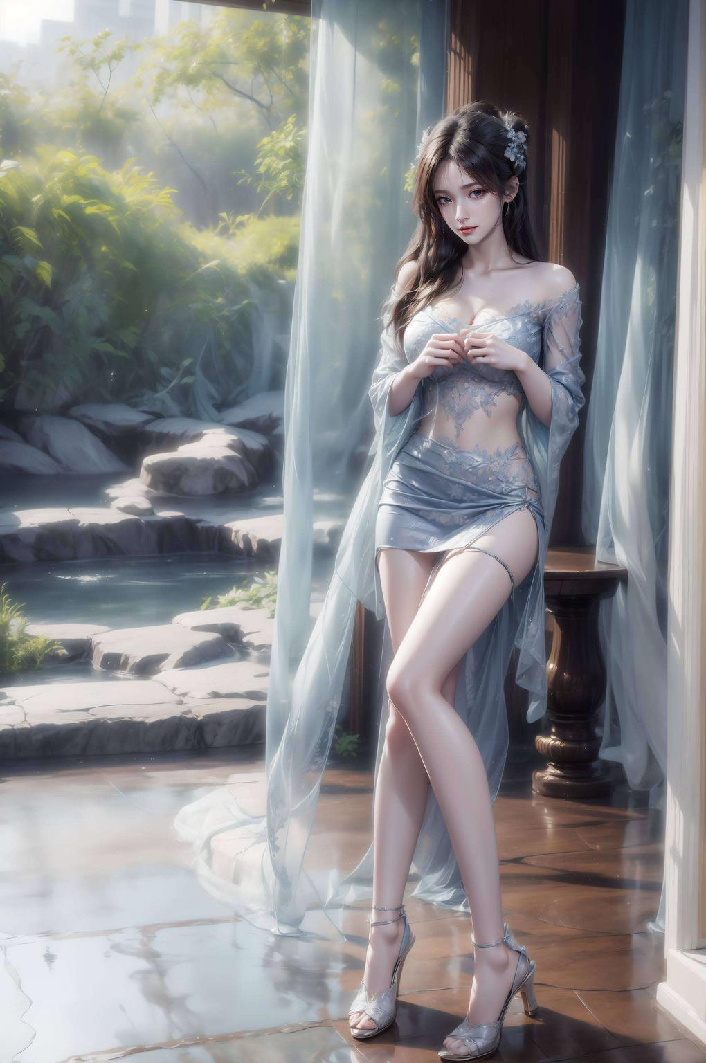 将动漫女神徐欣的灵动身姿完美呈现高清细腻的画面