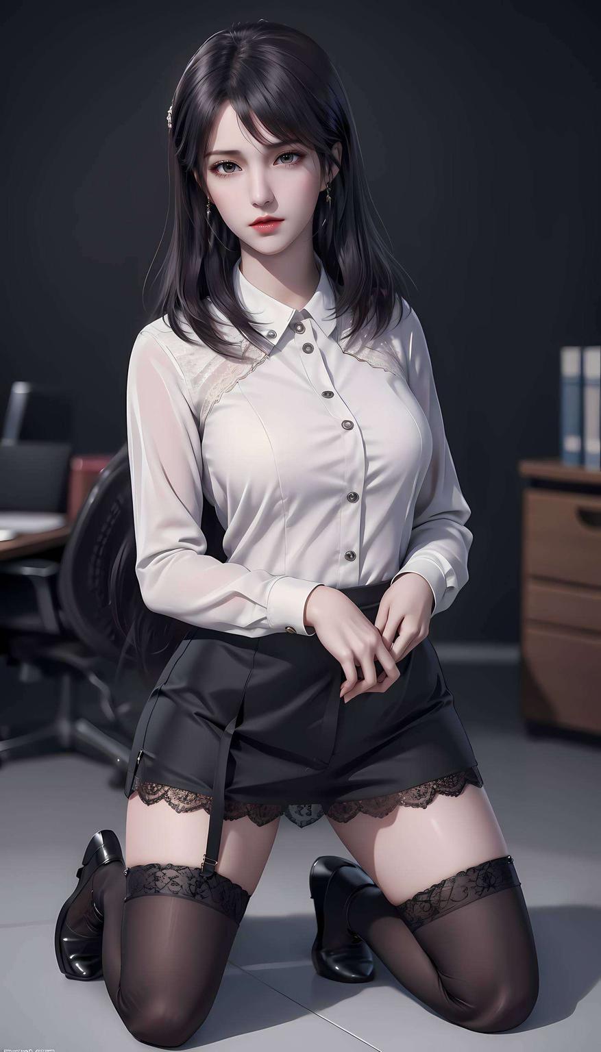 让她的美如诗如画装饰你的桌面