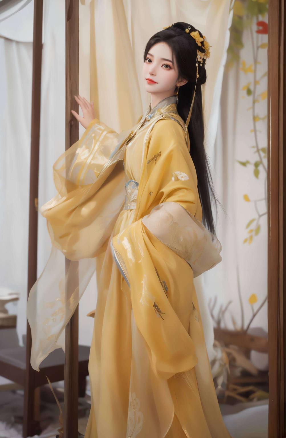 带你领略国漫之美以她优雅的身姿为焦点