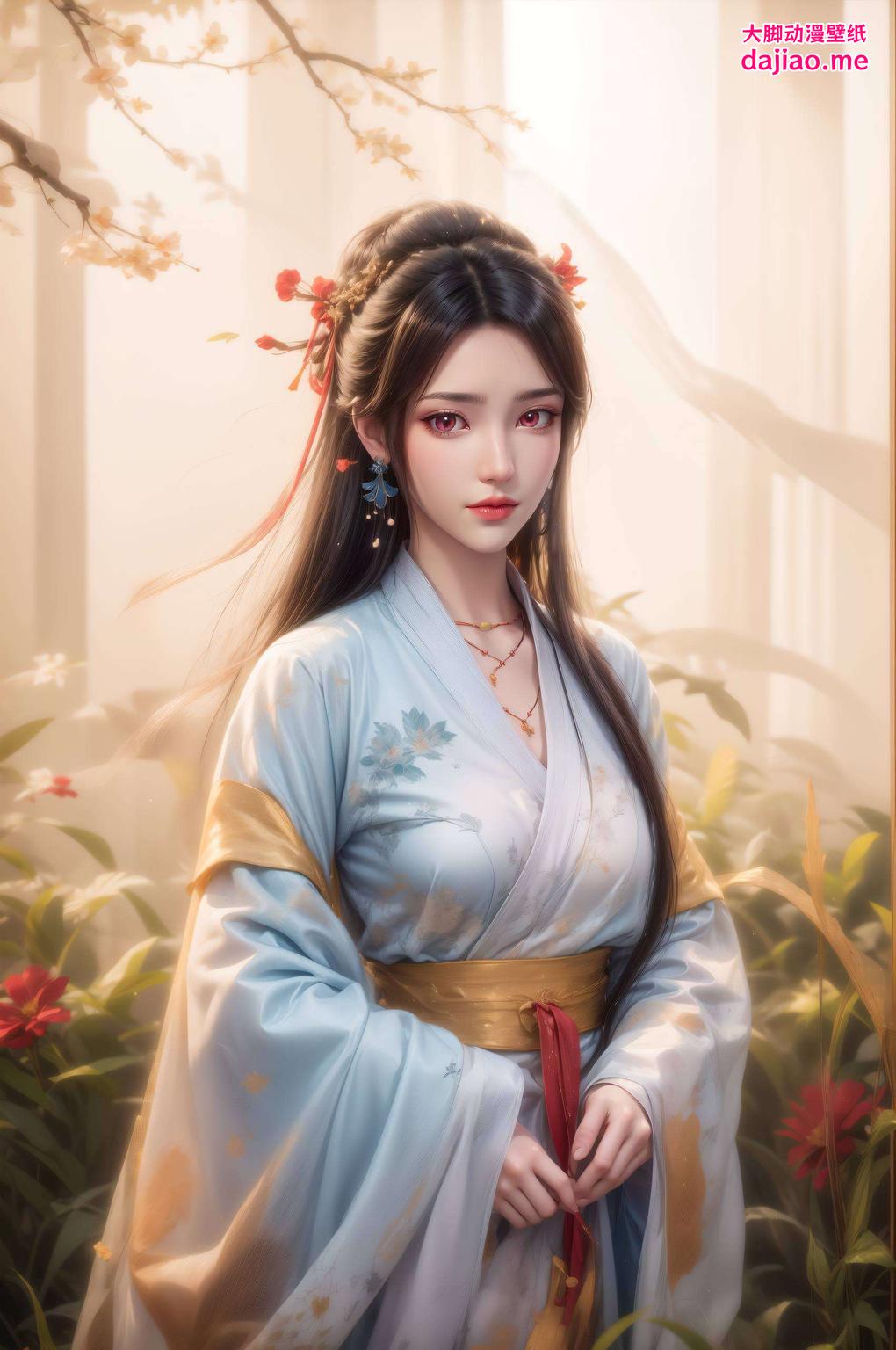 让人一见难忘她那清澈的眼眸与古典美相结合