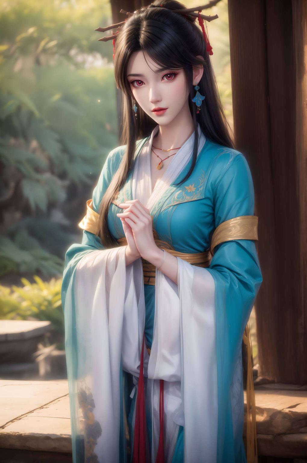 带你领略古典之美与现代科技的完美融合在全屏AI绘画的魔法笔下