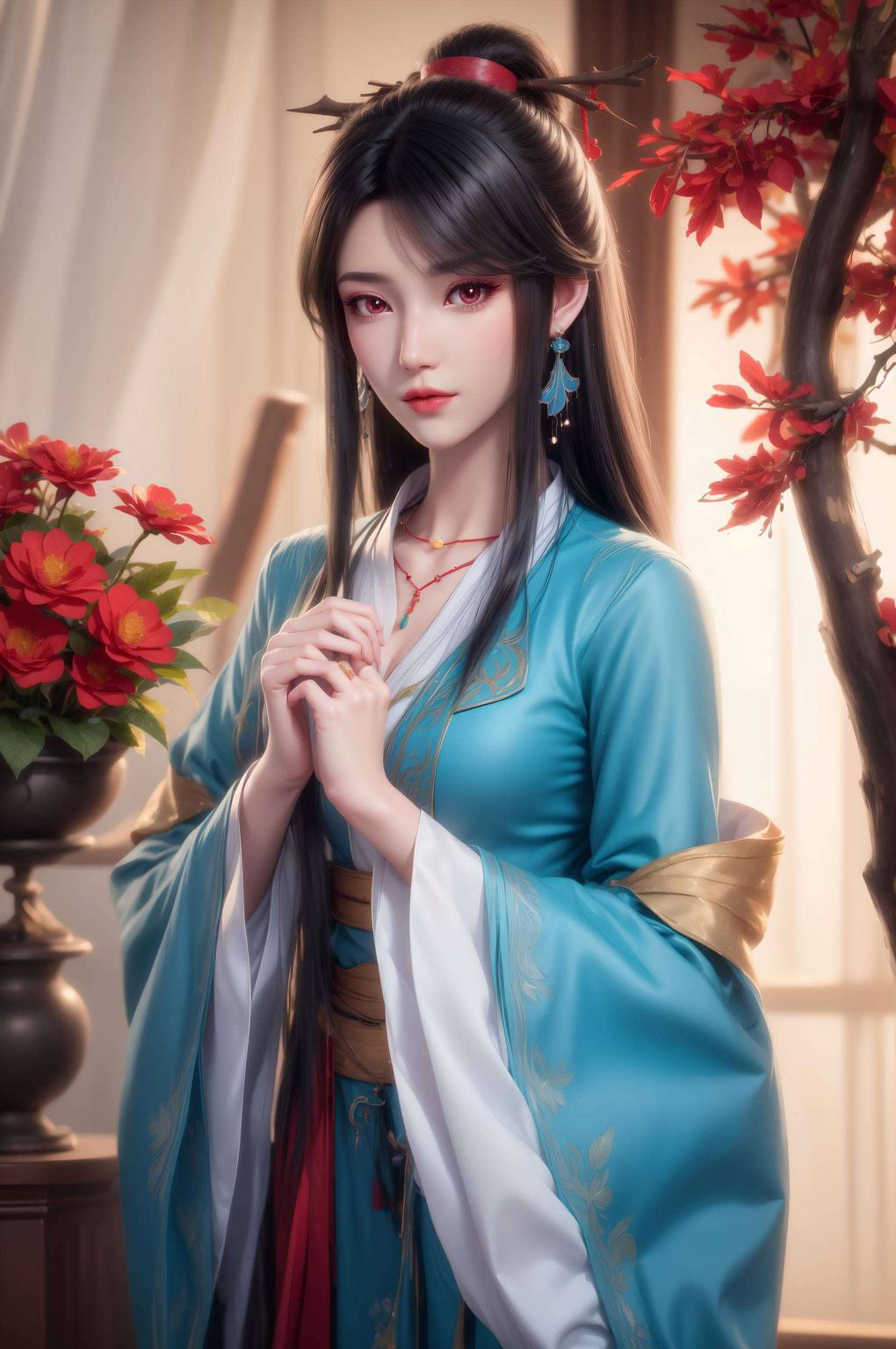 为你的iPad带来不一样的动漫风情邂逅元尊金发夭夭的超清壁纸