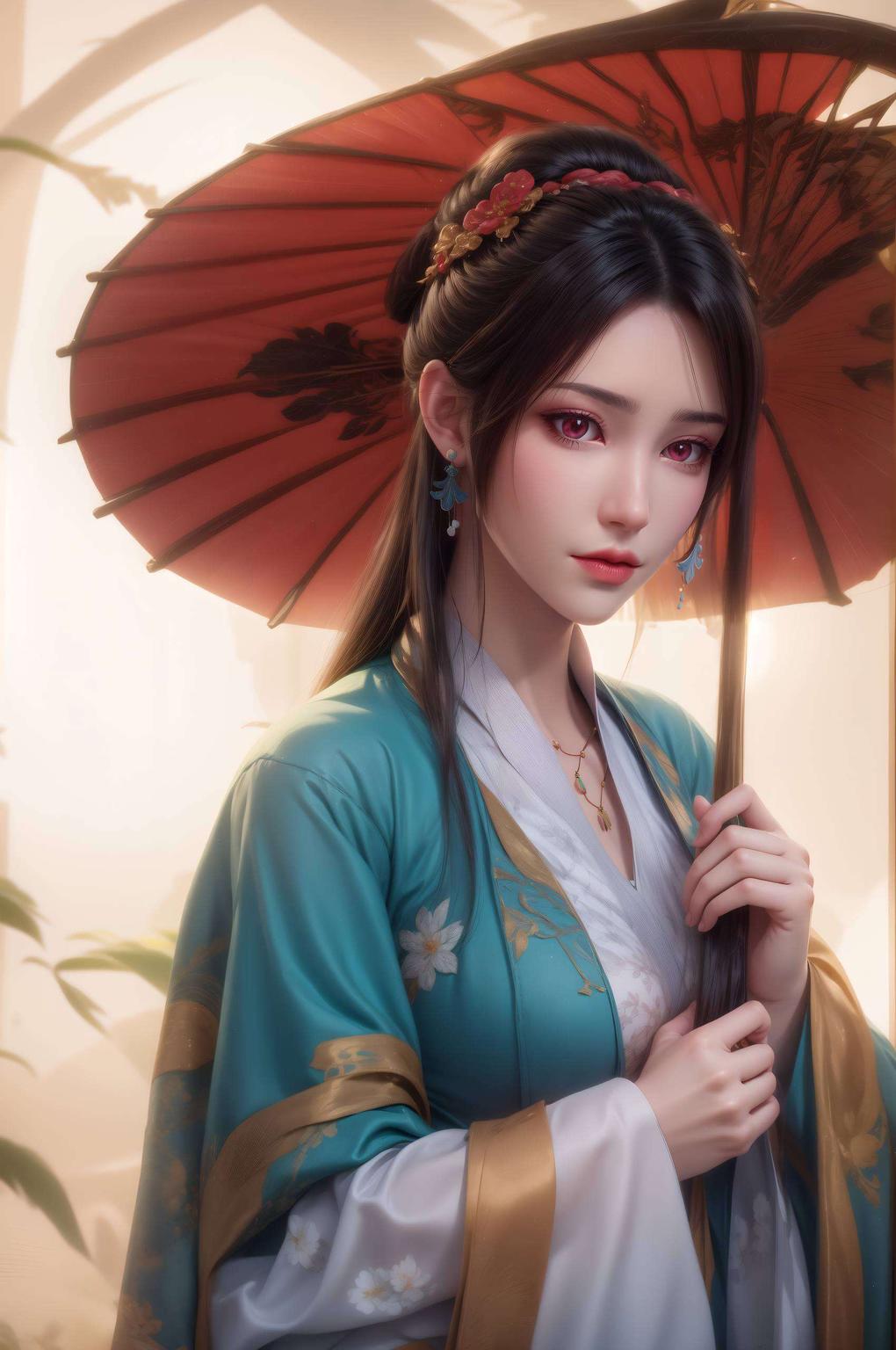尽在这张夭夭插画壁纸为你的手机增添独特韵味
