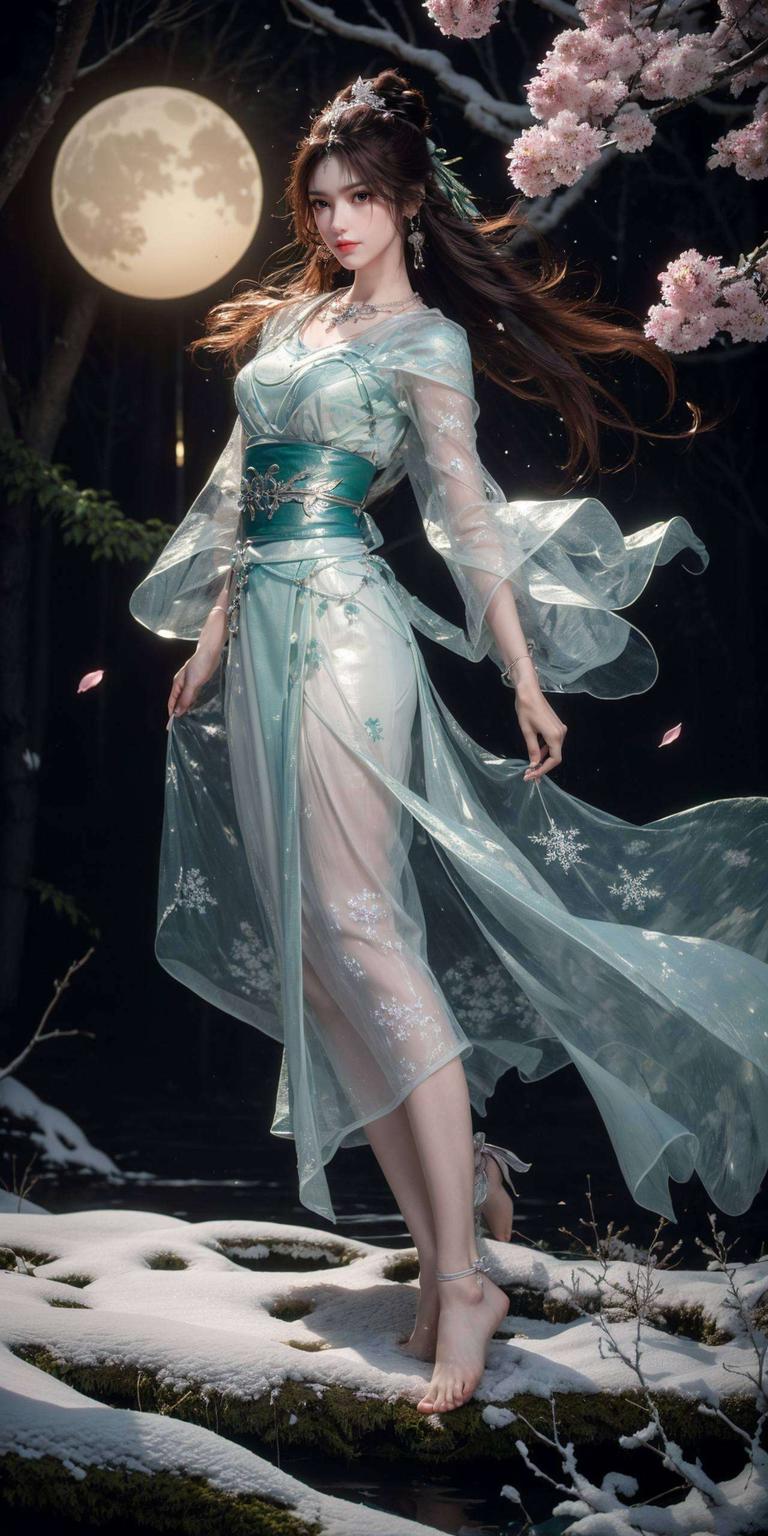 宛如画中仙子专为电脑屏幕量身打造