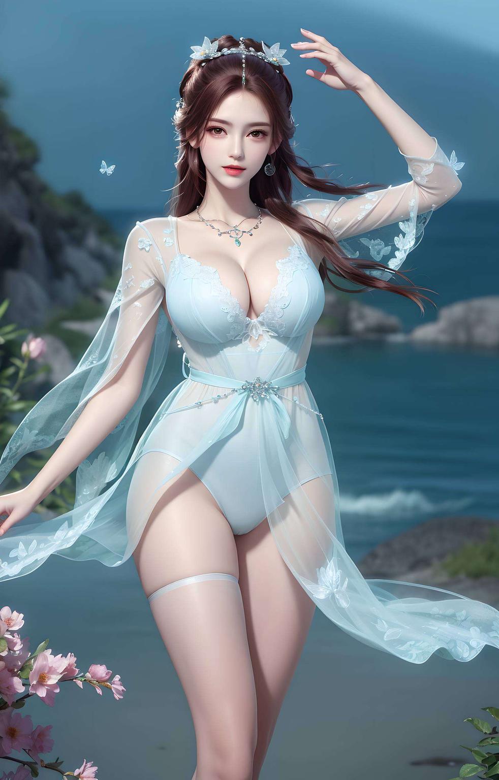 为你的iPad增添一抹静谧而迷人的光彩绘制于细腻笔触间的叶倾仙