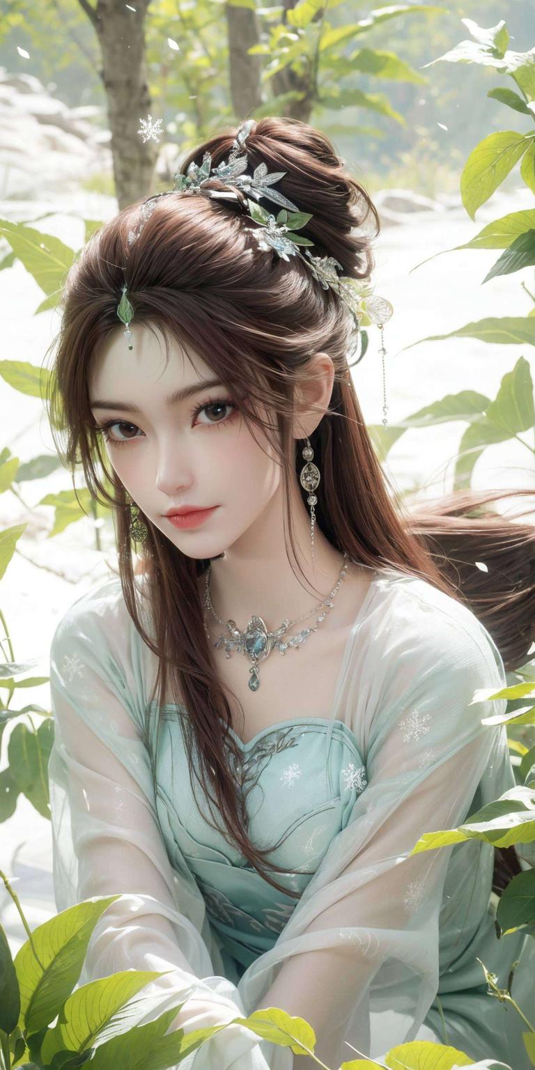带你领略古典美女的仙韵风华细腻笔触