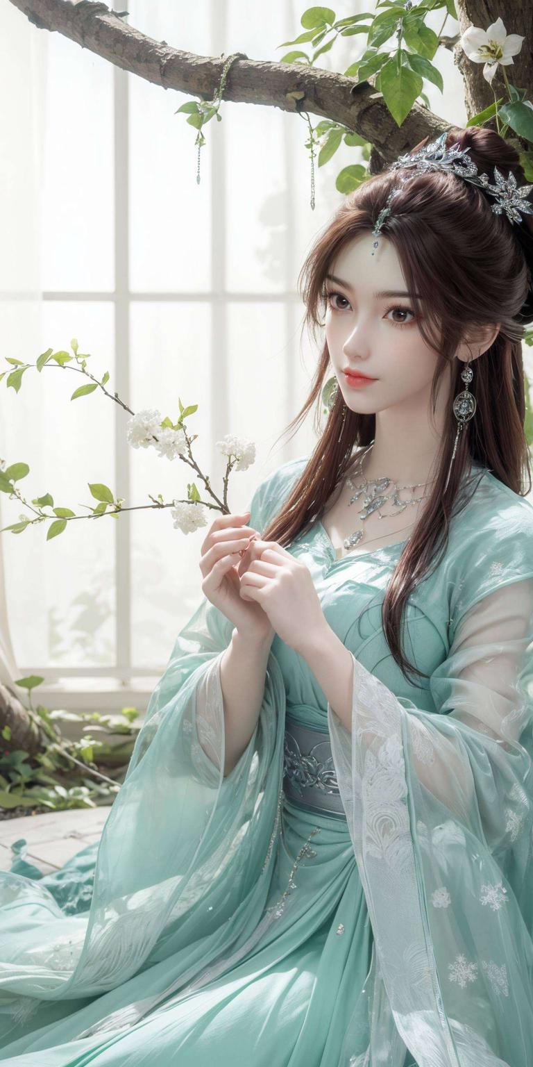 绘制出超清图片叶倾仙翩翩起舞