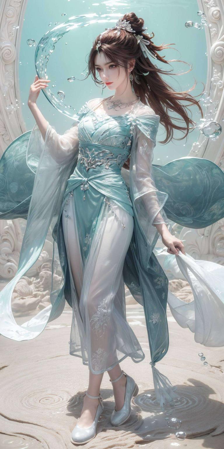 她的身影如梦如幻更是情感的共鸣